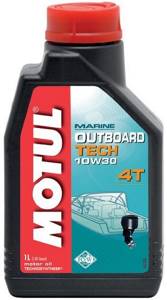 MOTUL OUTBOARD TECH 4T 10w30 1л.п/синтетика(для 4-тактн. подвесных лодочных двигател.) (масло моторное)